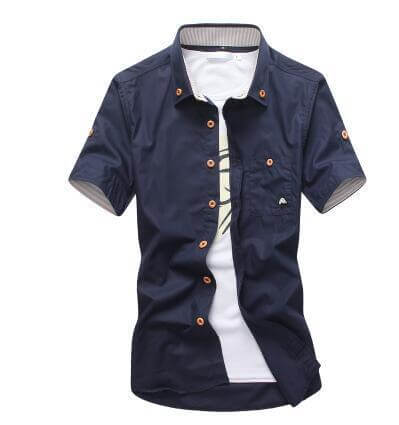 Embroidery Mens Shirts Astrazona