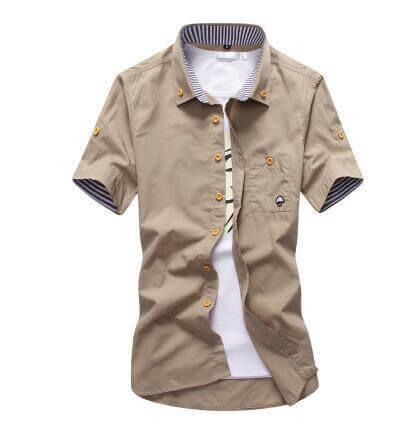 Embroidery Mens Shirts Astrazona