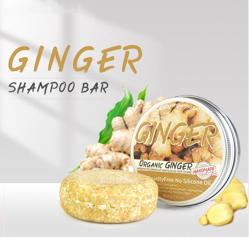 Ginger Shampoo Soap Anti-dandruff Refreshing eprolo