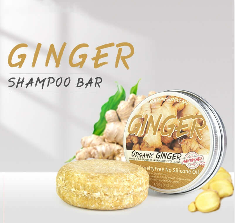 Ginger Shampoo Soap Anti-dandruff Refreshing eprolo