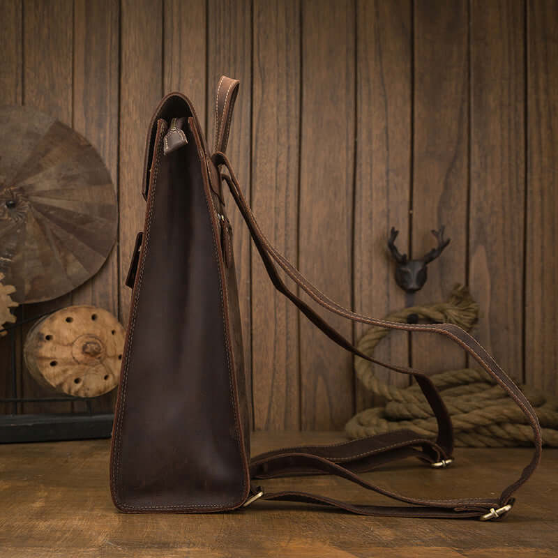 Genuine Leather England Style Men's Casual Travel Bag eprolo