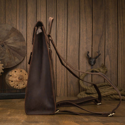 Genuine Leather England Style Men's Casual Travel Bag eprolo