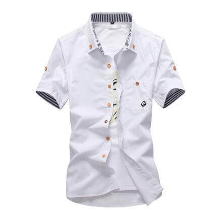 Embroidery Mens Shirts Astrazona