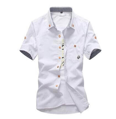 Embroidery Mens Shirts Astrazona