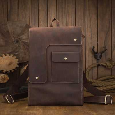 Genuine Leather England Style Men's Casual Travel Bag eprolo