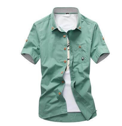 Embroidery Mens Shirts Astrazona