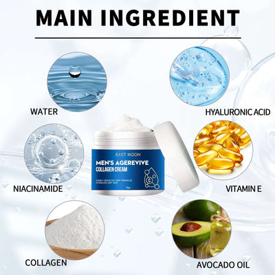 Collagen Wrinkle Remover Cream for Men, Anti Aging Fade Fine Lines Tightening Hydrating Cream eprolo
