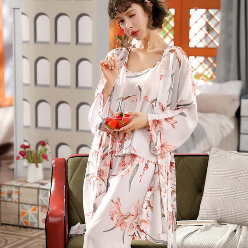 Women's loose cotton pajamas set eprolo