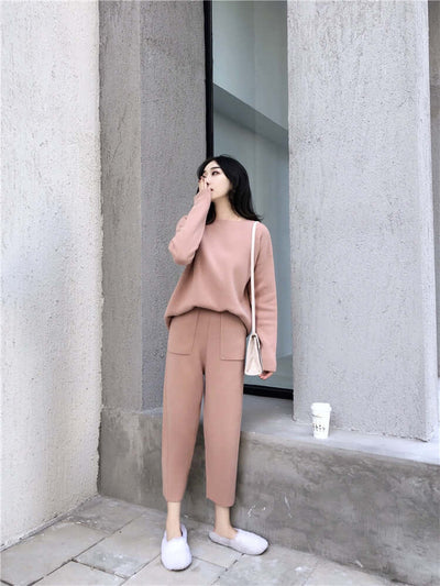Thin Knit Pants Casual Pants Fashion Suit Women eprolo