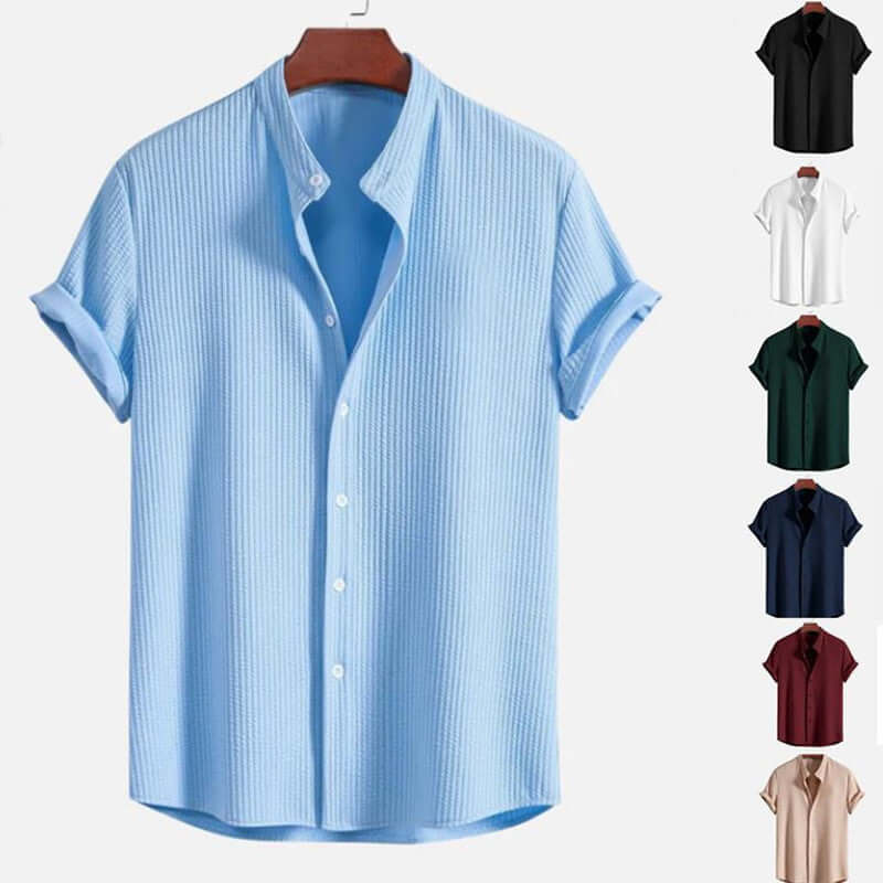 Short Sleeve Loose Shirt Top Summer Mens Clothing Astrazona
