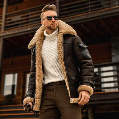 Winter Jacket Mens Military Fleece Warm Jackets Male Fur Collar Coats Army Tactical Jacket Astrazona