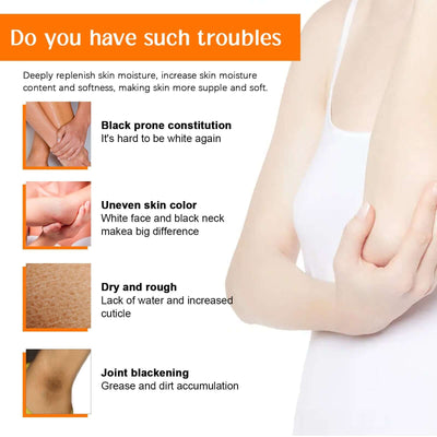 Skin Lightening Serum, Brightening Moisturizing Remove Black Skin Beauty Essence eprolo