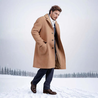 British Style Solid Color Woolen Coat Autumn And Winter eprolo
