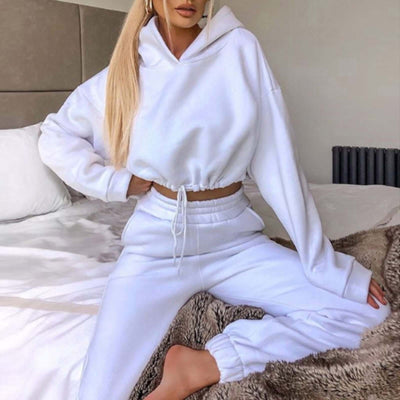Jogging Suits For Women 2 Piece Sweatsuits Tracksuits Sexy Long Sleeve HoodieCasual Fitness Sportswear eprolo