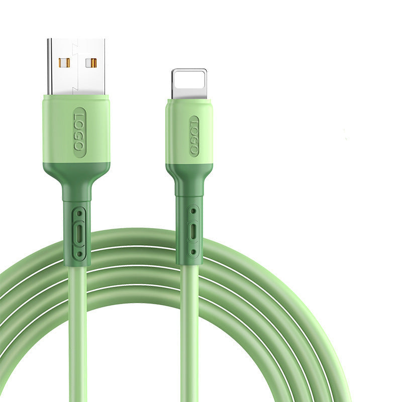 Compatible with Apple, Suitable For Iphone Liquid Silicone Data Cable eprolo