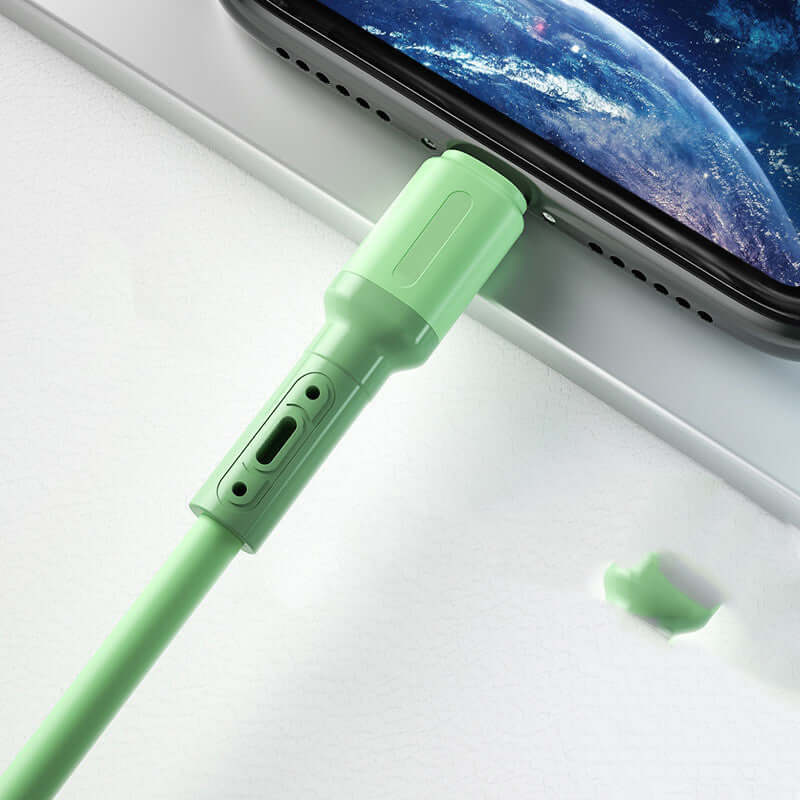 Compatible with Apple, Suitable For Iphone Liquid Silicone Data Cable eprolo