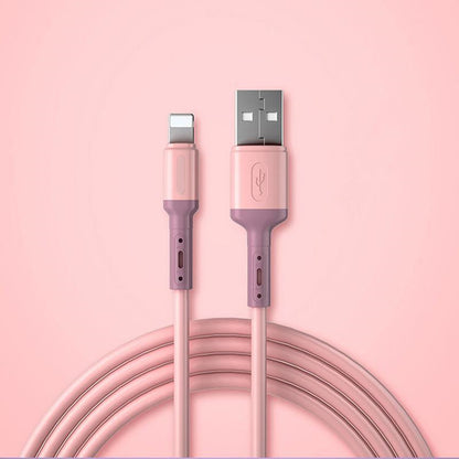 Compatible with Apple, Suitable For Iphone Liquid Silicone Data Cable eprolo