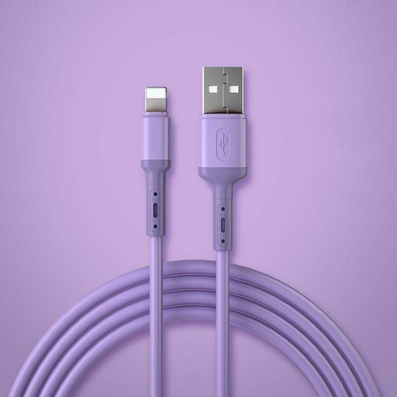 Compatible with Apple, Suitable For Iphone Liquid Silicone Data Cable eprolo