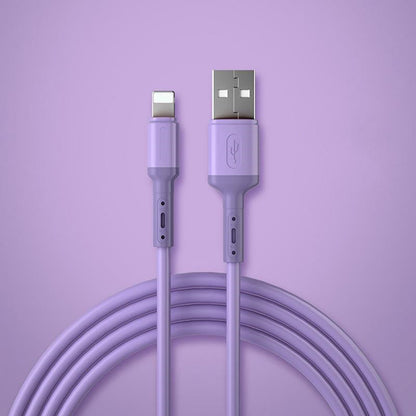 Compatible with Apple, Suitable For Iphone Liquid Silicone Data Cable eprolo