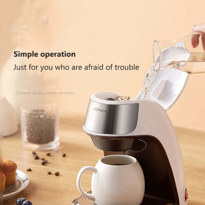 New Coffee Machine Fully Automatic Home Office Mini American Small Portable Coffee Maker eprolo