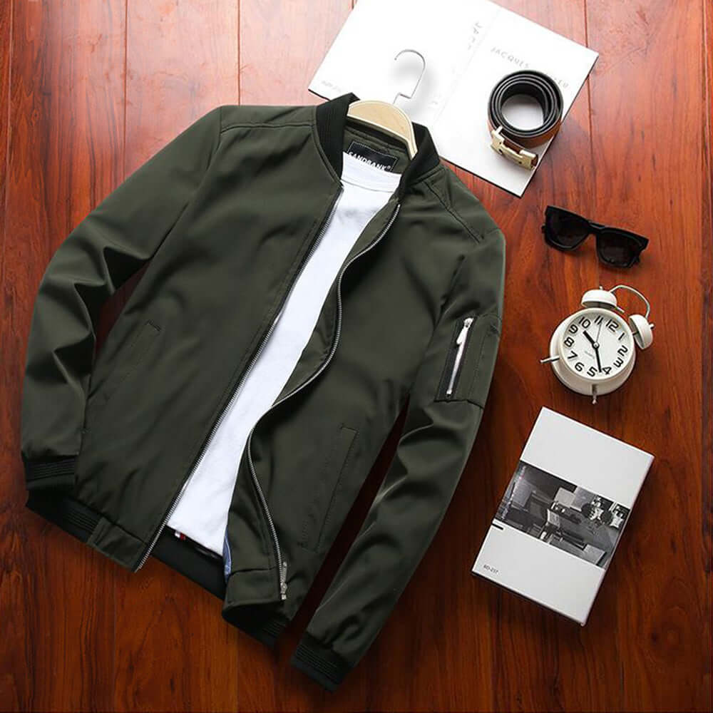 Men's Casual Bomber Jacket eprolo