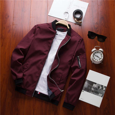 Men's Casual Bomber Jacket eprolo