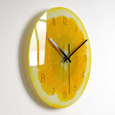 Luxury Silent Wall Clock Living Room Glass Clocks Wall eprolo