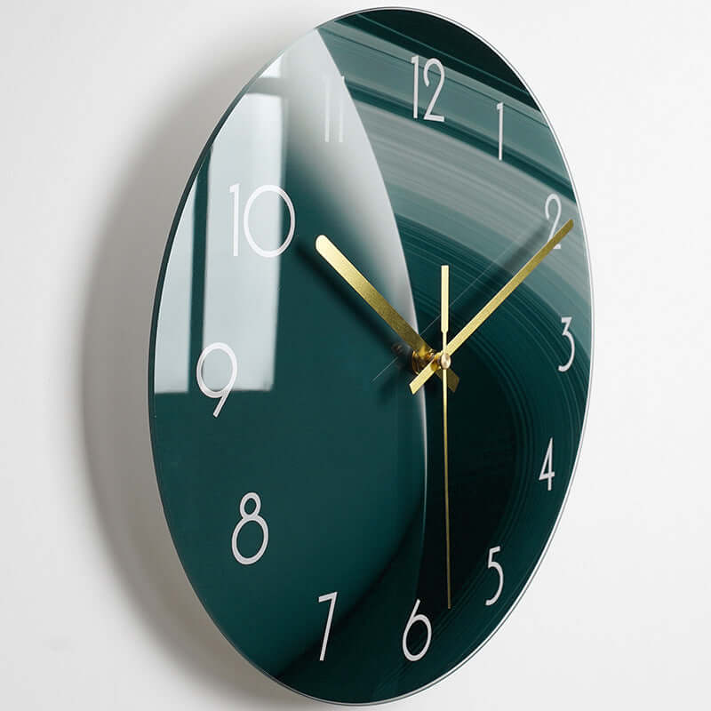 Luxury Silent Wall Clock Living Room Glass Clocks Wall eprolo