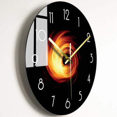 Luxury Silent Wall Clock Living Room Glass Clocks Wall eprolo