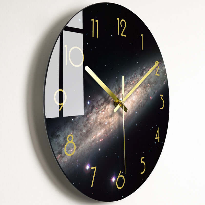 Luxury Silent Wall Clock Living Room Glass Clocks Wall eprolo