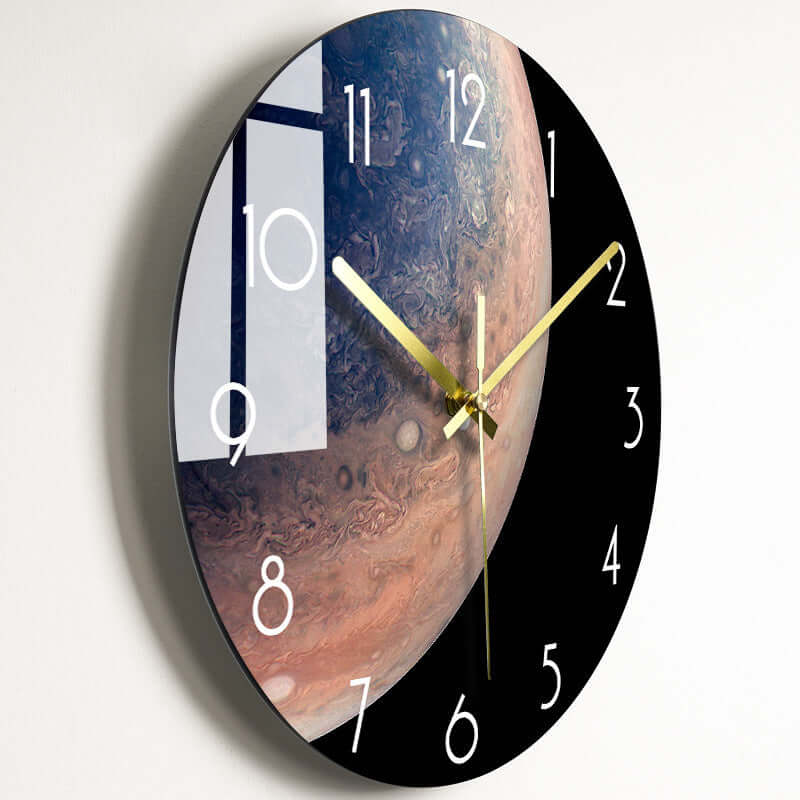 Luxury Silent Wall Clock Living Room Glass Clocks Wall eprolo