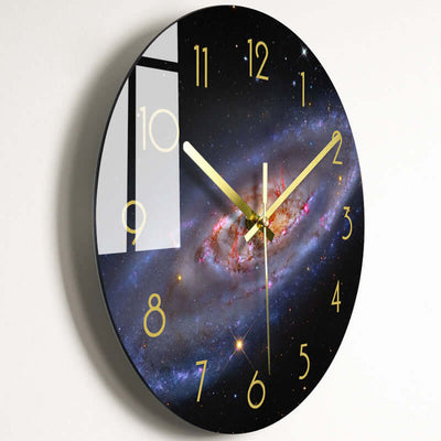 Luxury Silent Wall Clock Living Room Glass Clocks Wall eprolo