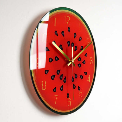 Luxury Silent Wall Clock Living Room Glass Clocks Wall eprolo