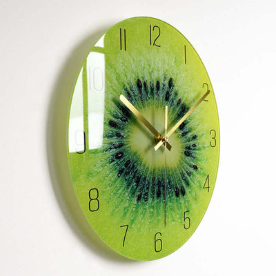 Luxury Silent Wall Clock Living Room Glass Clocks Wall eprolo