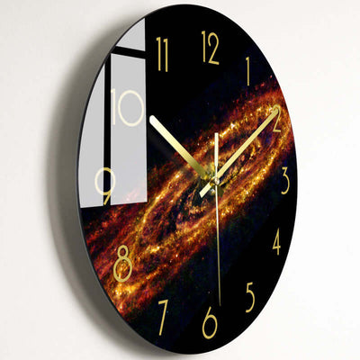 Luxury Silent Wall Clock Living Room Glass Clocks Wall eprolo