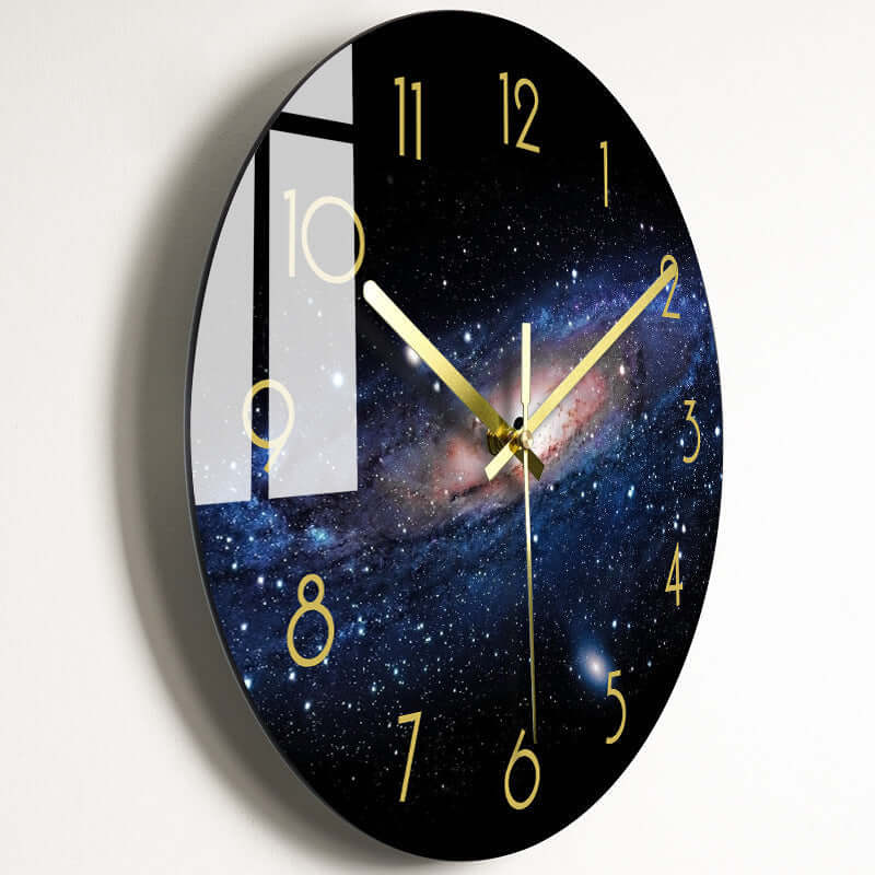 Luxury Silent Wall Clock Living Room Glass Clocks Wall eprolo