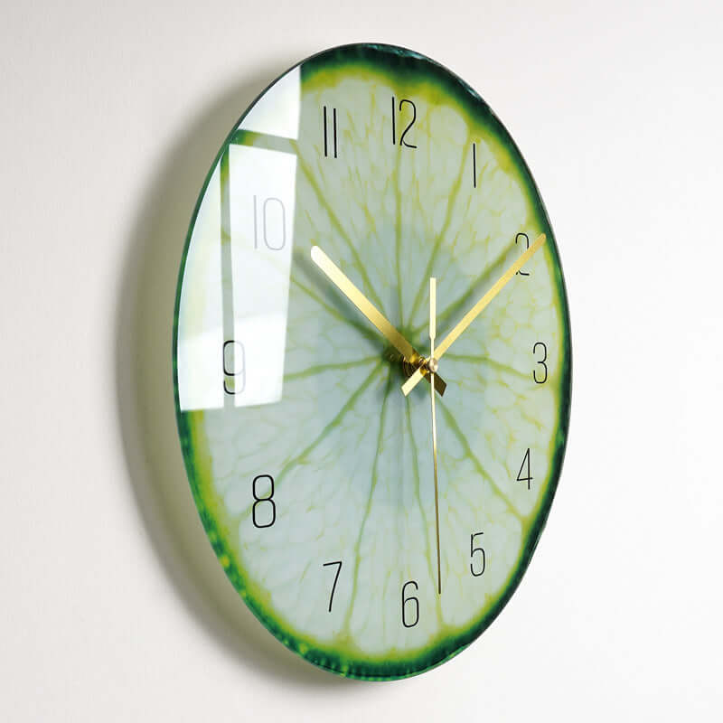 Luxury Silent Wall Clock Living Room Glass Clocks Wall eprolo