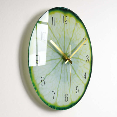 Luxury Silent Wall Clock Living Room Glass Clocks Wall eprolo