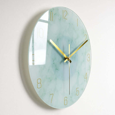 Luxury Silent Wall Clock Living Room Glass Clocks Wall eprolo