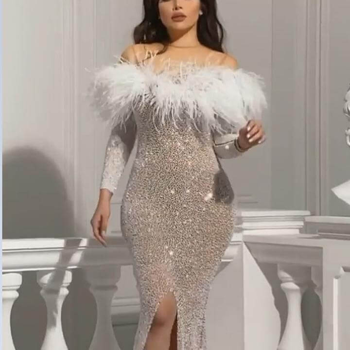 Sexy Sequin Party Dress For Ladies Sexy Party Evening Dress Fashion Dress eprolo