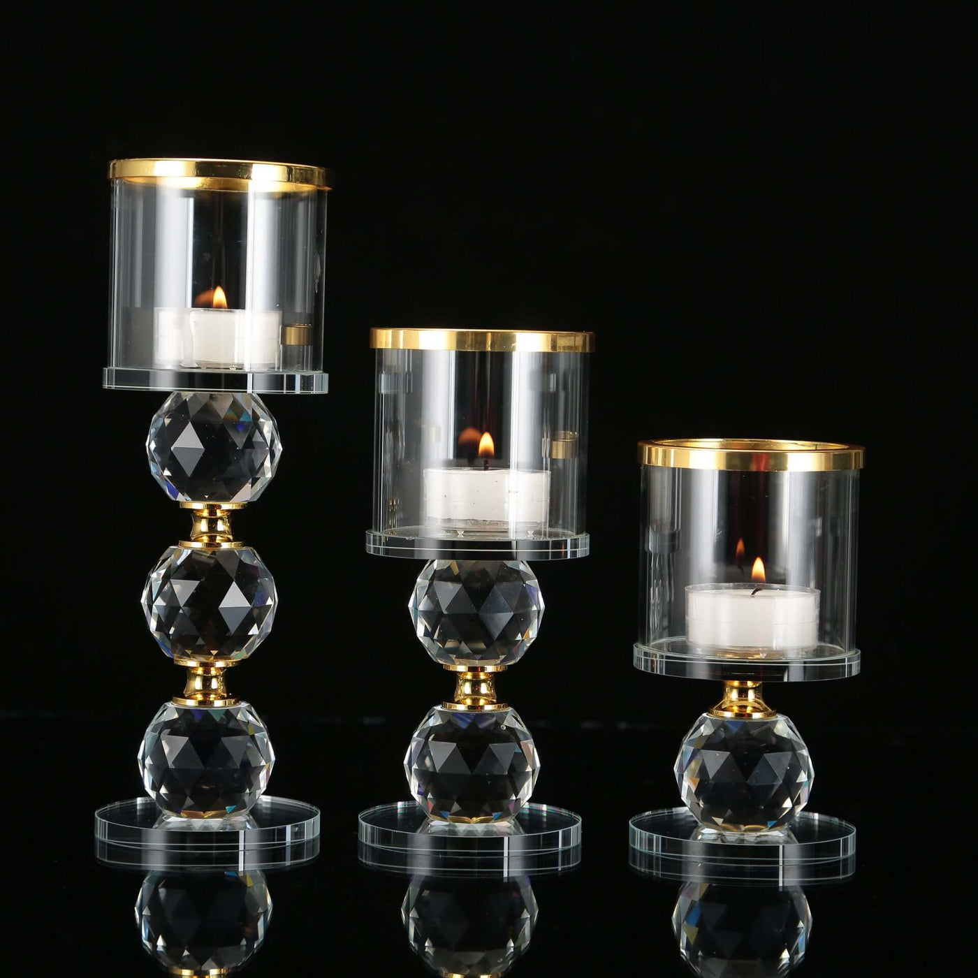 European Romantic Crystal Candle Holder Decoration Hotel Decoration Candle Holder eprolo