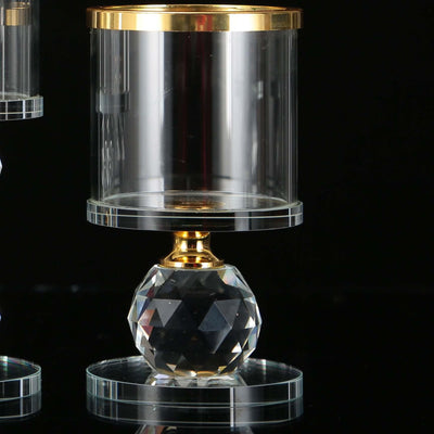 European Romantic Crystal Candle Holder Decoration Hotel Decoration Candle Holder eprolo