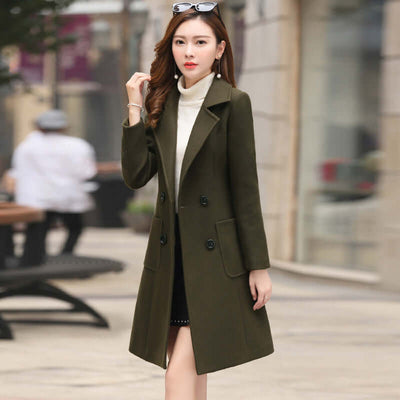 The vintage windbreaker pulls in the knee-length tweed coat eprolo
