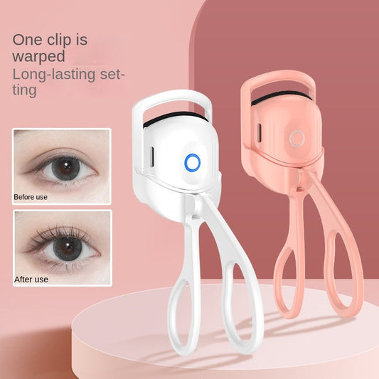 Eyelash Curler Portable Electric Heated Comb Eye Lash Long Lasting Eyelashes Curls Thermal Eyelash Curler Makeup Tools Heated Eyelash Curlers,Rechargeable Electric Eyelash Curler,Handheld Eyelash Heat eprolo