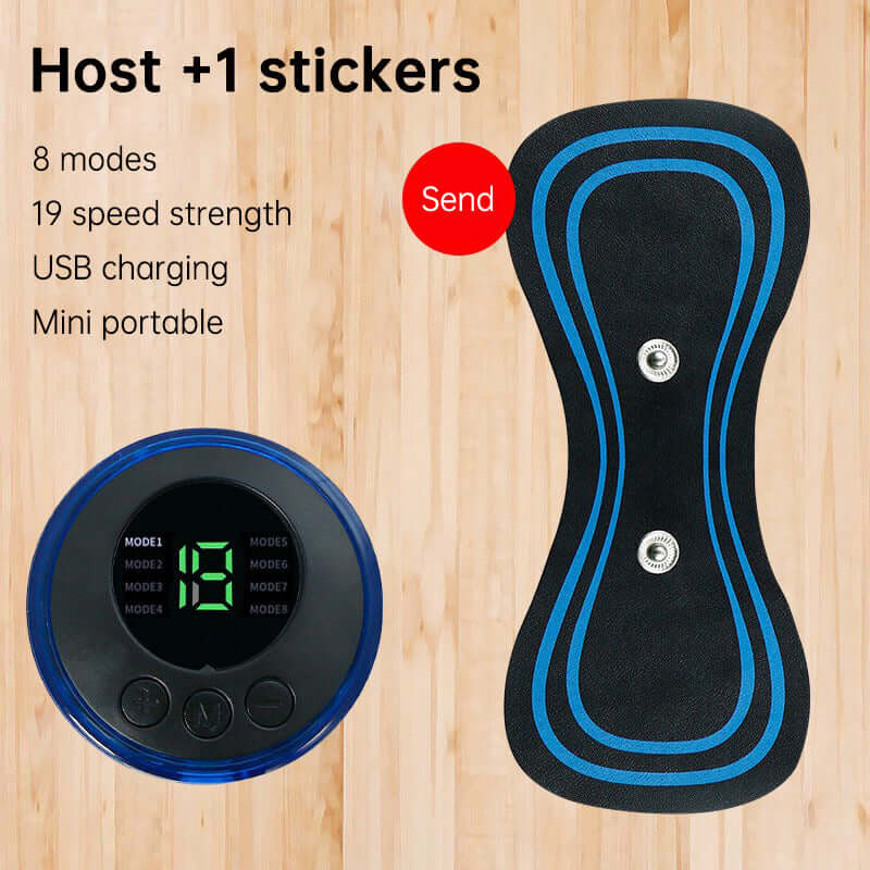 EMS Electric Pulse Neck Massager Cervical Massage Patch Back Sticker Muscle Stimulator Portable Relief Pain Relax Massageador eprolo