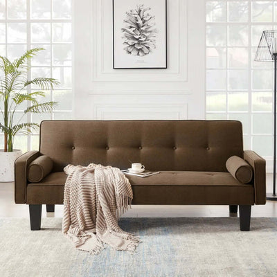 Fabric Sofa, Medieval Love Seat Sofa Furniture, With Pillows, Living Room Button Tufted Sofa, Pull Point Design eprolo