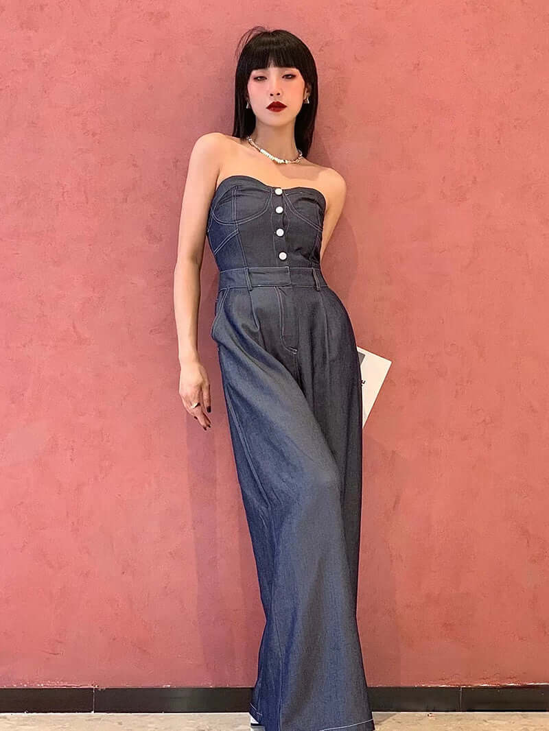 Women's Light Luxury Small Crowd Bra Jumpsuit eprolo