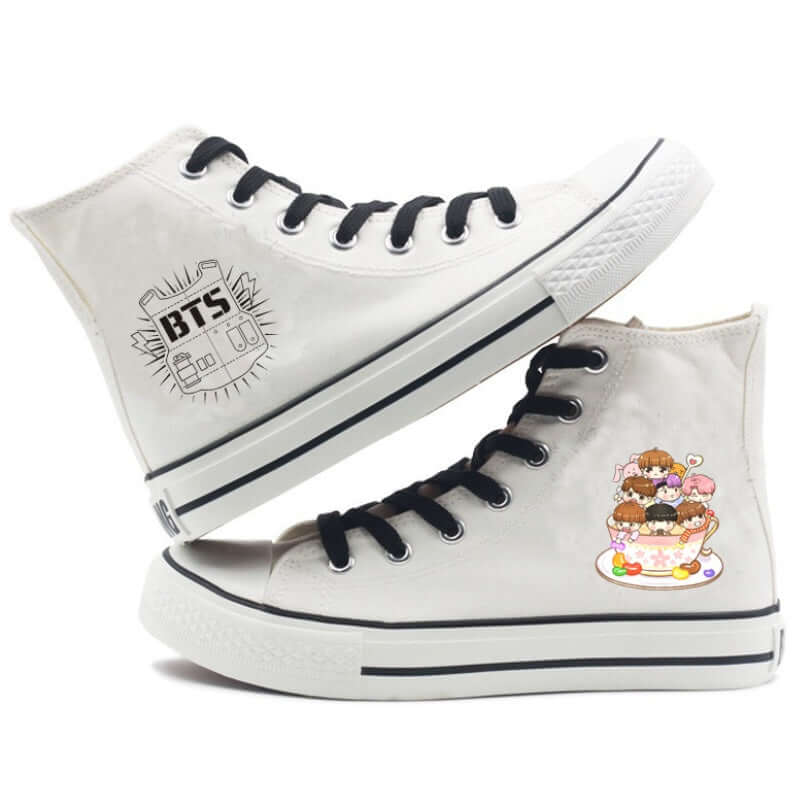 Classic couple high canvas shoes female men's shoes Korean version of breathable shoes eprolo