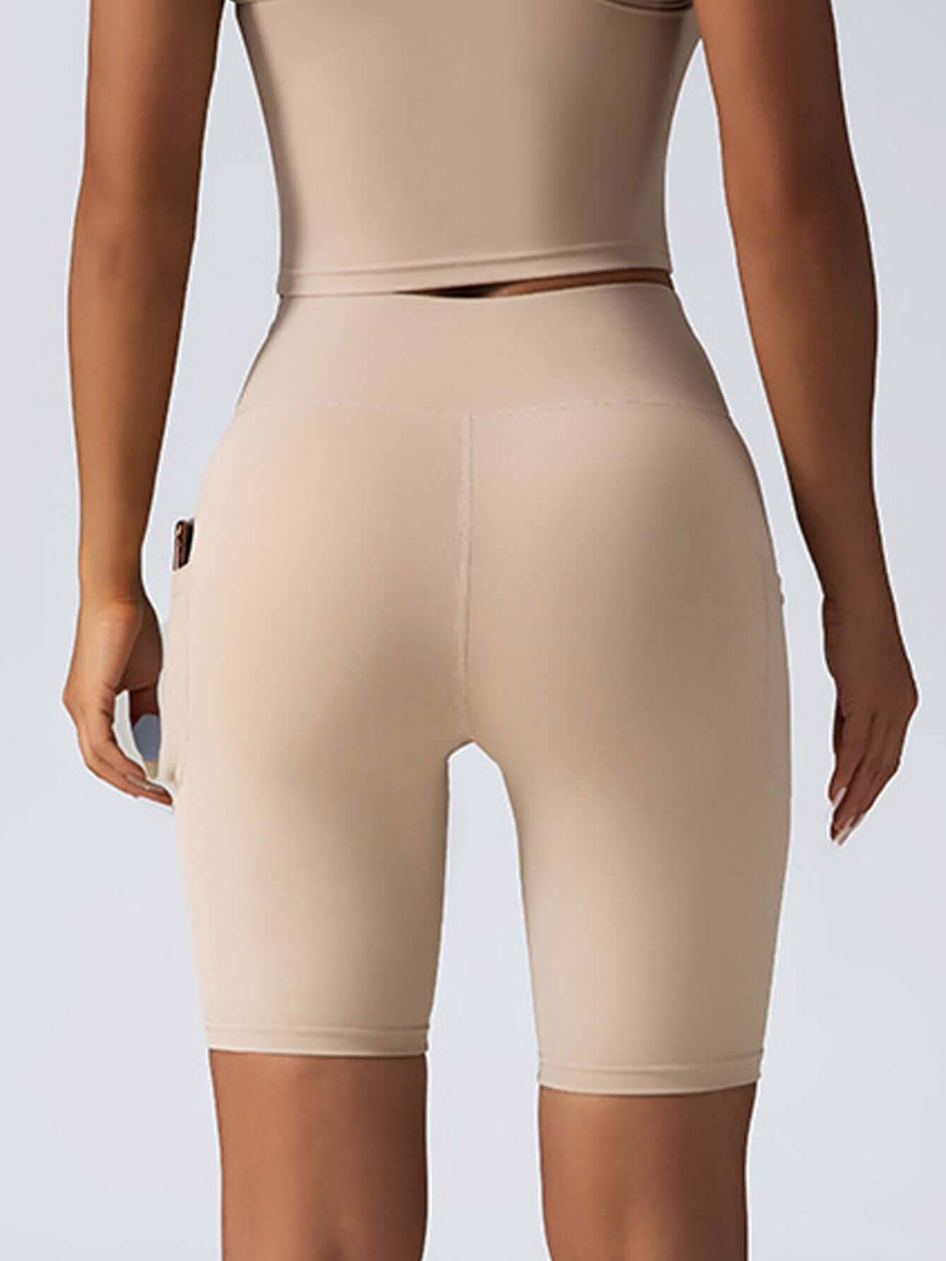 Biker Shorts Women Tummy Control  No Seam High Waist Yoga Gym Workout Running Volleyball Shorts With Pockets eprolo