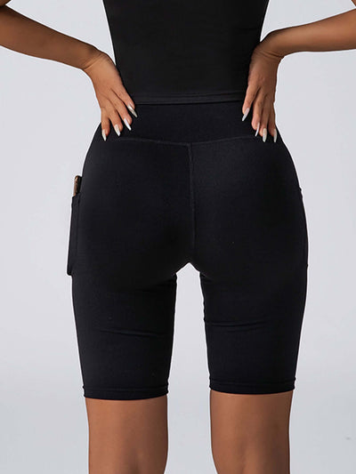 Biker Shorts Women Tummy Control  No Seam High Waist Yoga Gym Workout Running Volleyball Shorts With Pockets eprolo